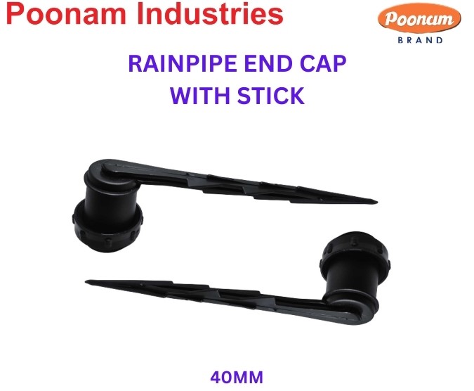 PP Rainpipe End Cap with Stick